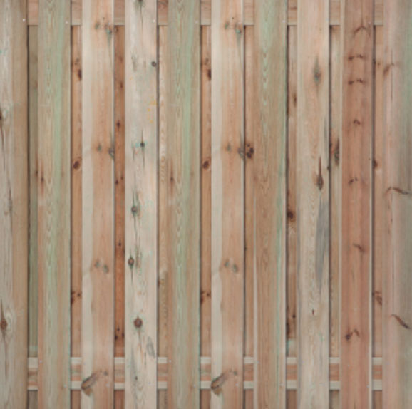 Green Wooden Gate Image - Tuinvision